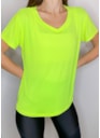 BABY LOOK AIR COLORS AMARELO NEON