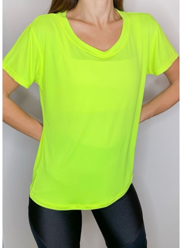 BABY LOOK AIR COLORS AMARELO NEON