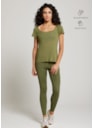 BABY LOOK MORNING LIST VERDE MILITAR