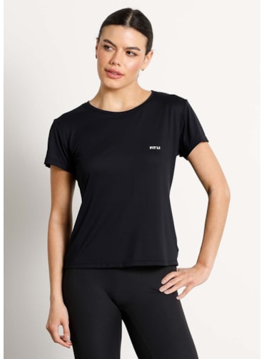 BABY LOOK POLIAMIDA RISE PRETO