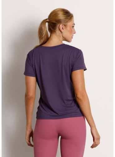 BABY LOOK POLIAMIDA RISE ROXO