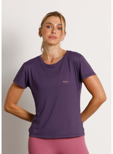 BABY LOOK POLIAMIDA RISE ROXO