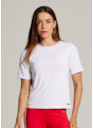 BABY LOOK RESPIRAVEL SPORTY - BRANCO