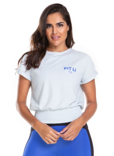 BLUSA AUTÊNTICA AZUL CLARO