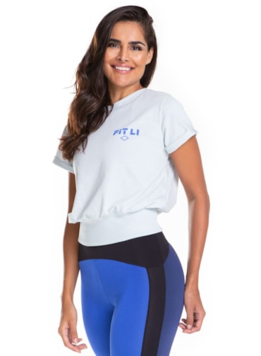 BLUSA AUTÊNTICA AZUL CLARO