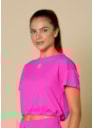 BLUSA CROPPED EL SOL AZUL MARINHO