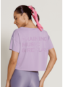 BLUSA CROPPED REPLAY LN LILÁS