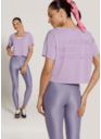 BLUSA CROPPED REPLAY LN LILÁS