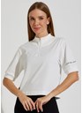 BLUSA CROPPED SOLEIL OFF WHITE