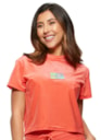 BLUSA CROPPED STREETWEAR CORAL