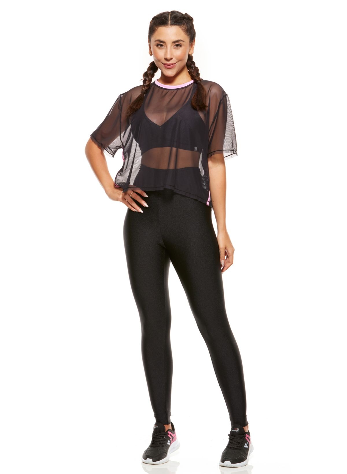 BLUSA CROPPED VIBRATI_ON ROSA NUDE