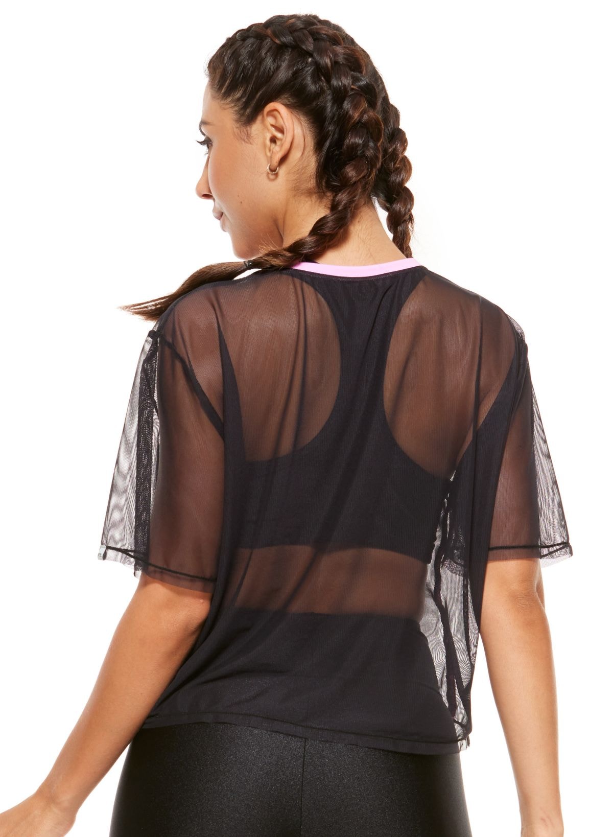 BLUSA CROPPED VIBRATI_ON ROSA NUDE