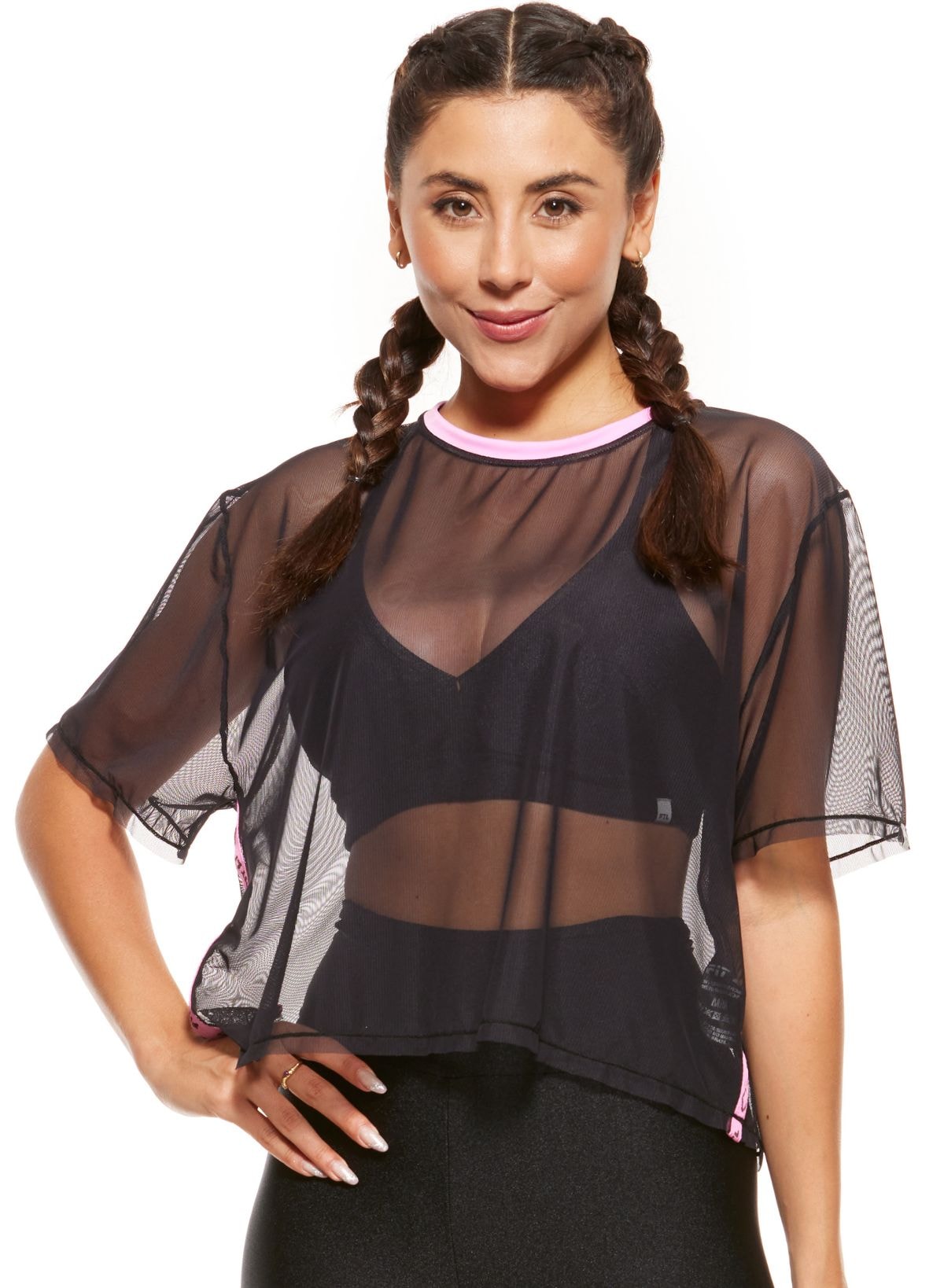 BLUSA CROPPED VIBRATI_ON ROSA NUDE