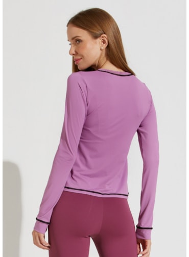 BLUSA MANGA LONGA PARIS LILAS