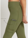 CALÇA LEGGING 7/8 MORNING UP VERDE MILITAR