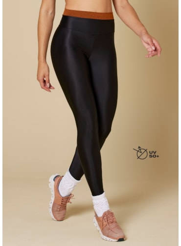 CALÇA LEGGING 7/8 VIAJES PRETO