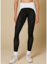 CALÇA LEGGING AMABLE PRETO/AREIA