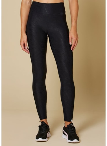 CALÇA LEGGING ANIMAL PRINT PRETO