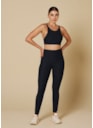 CALÇA LEGGING ANIMAL PRINT PRETO