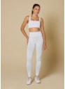 CALÇA LEGGING BLACKOUT COM BOLSO BRANCO