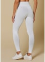 CALÇA LEGGING BLACKOUT COM BOLSO BRANCO