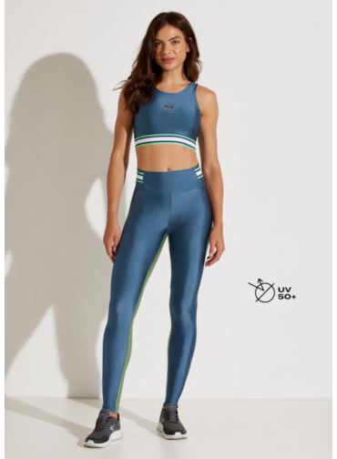 CALÇA LEGGING BONJOUR AZUL