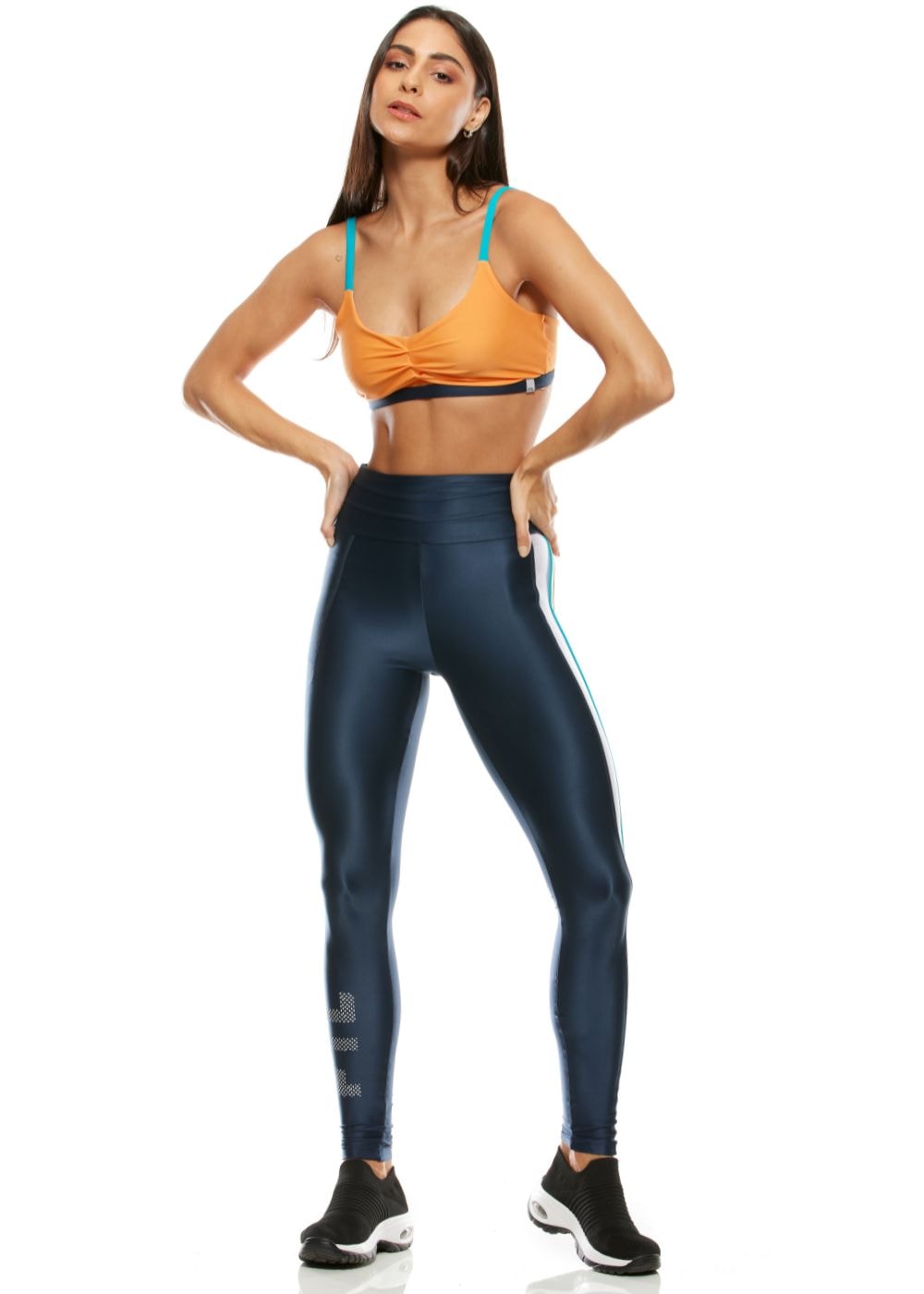 CALÇA LEGGING CALMA ROSA CHOQUE