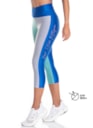 CALÇA LEGGING CAPRI OOPS! AZUL BIC / VERDE MENTA / CINZA