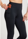 CALÇA LEGGING COM BOLSO NG PRETO