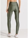 CALÇA LEGGING CORAGEM VERDE METÁLICO