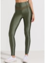 CALÇA LEGGING CORAGEM VERDE METÁLICO