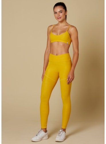 CALÇA LEGGING EL SOL LARANJA MANGA