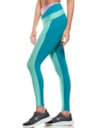 CALÇA LEGGING FEELINGS AZUL PISCINA / VERDE MENTA