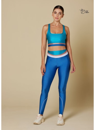 CALÇA LEGGING FRIDA AZUL NÁUTICO