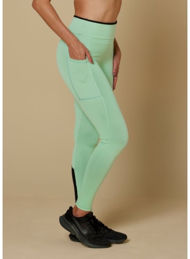 CALÇA LEGGING GRATITUD VERDE ÁGUA