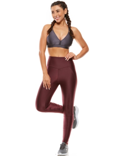 CALÇA LEGGING MONTARIA SKIN VINHO