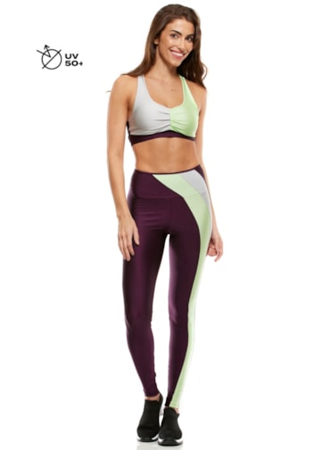 CALÇA LEGGING MUSIC ROXO