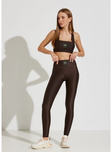 CALÇA LEGGING NOTRE DAME MARROM