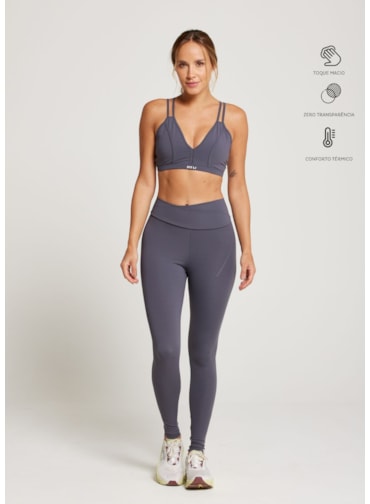 CALÇA LEGGING NOW NG CINZA ESCURO