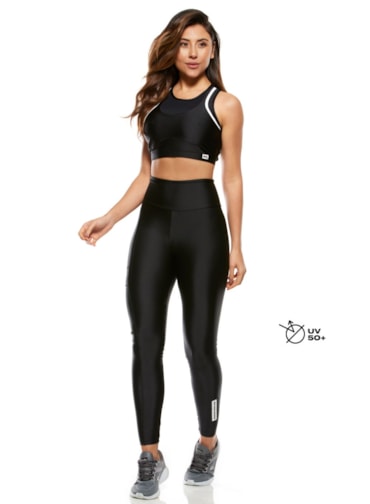 CALÇA LEGGING PAINT PRETA