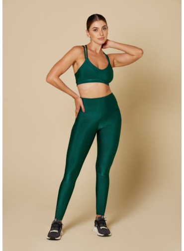 CALÇA LEGGING POEMA VERDE PETRÓLEO