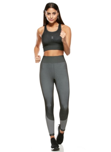 CALÇA LEGGING SEAMLESS ADAPTIVE PRETO