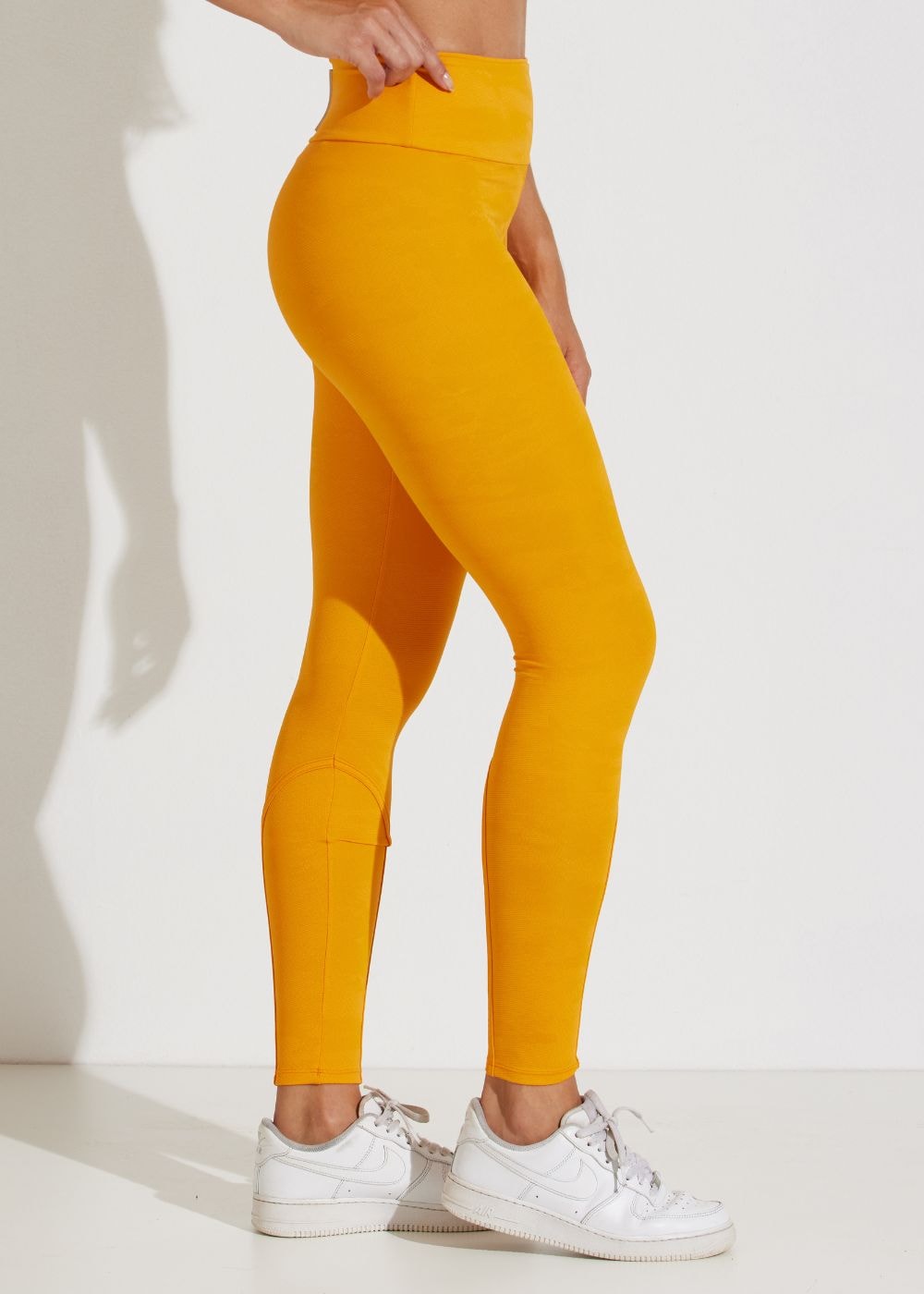 CALÇA LEGGING SOLEIL LARANJA MANGA
