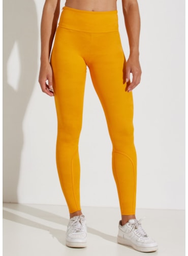 CALÇA LEGGING SOLEIL LARANJA MANGA