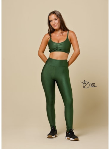 CALÇA LEGGING STILO DRI VERDE MILITAR