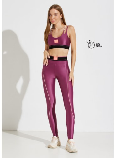 CALÇA LEGGING VIVEZ ROSA VIOLETA