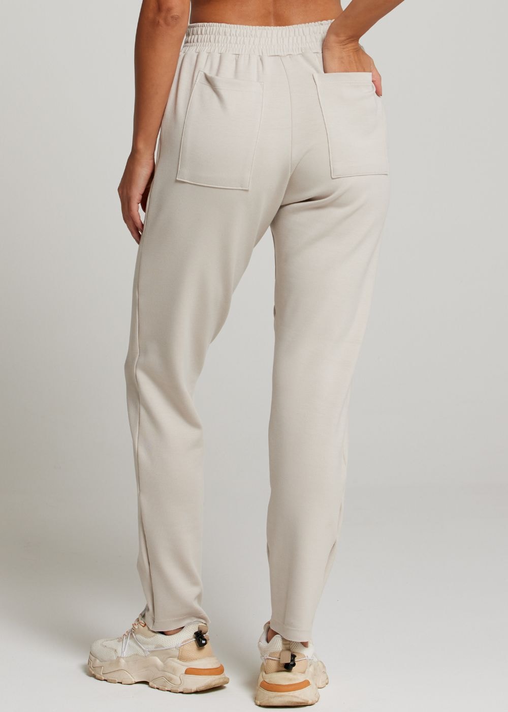 CALÇA RUNNER BEGE