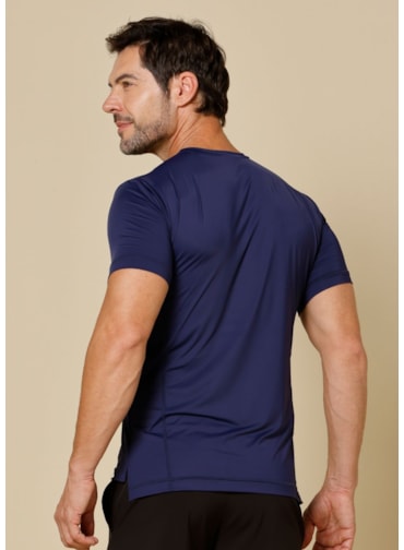 CAMISETA MASCULINA SUERTE AZUL MARINHO