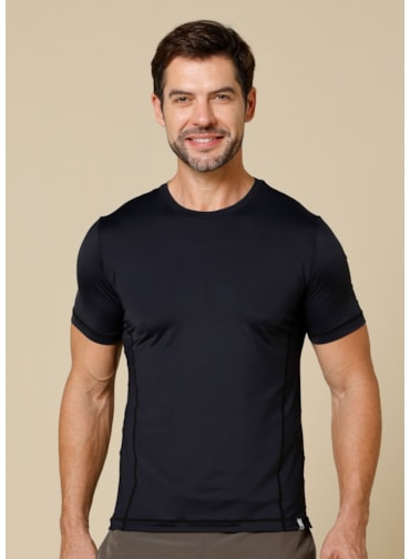 CAMISETA MASCULINA SUERTE PRETO