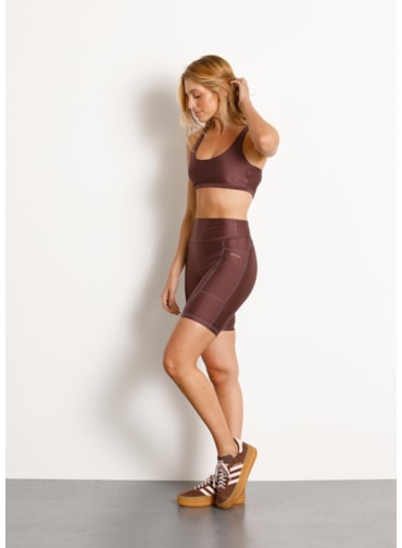 CICLISTA COM BOLSOS PACE TRL MARROM